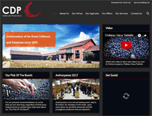 Tablet Screenshot of cdpfinewines.com